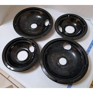 OEM Range‎ Burner Drip Bowl Set for Whirlpool Sef of 4 Rf367lxmb